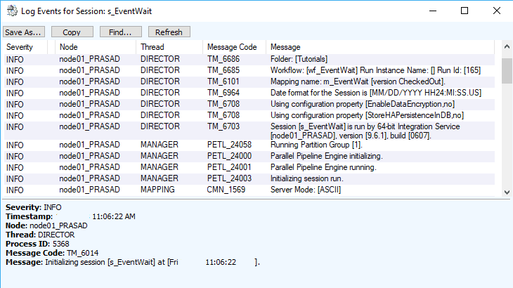 Informatica Workflow Monitor 14